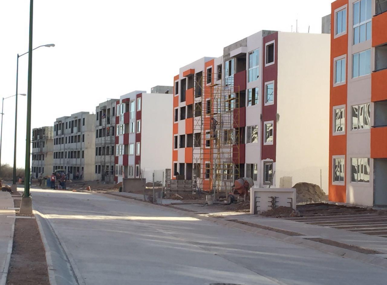 Edificios con moldes de aluminio · registro de obra